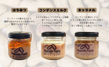 ピーナッツペースト  3個セット ミニフレーバー ピーナッツ
