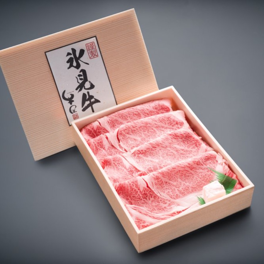 ＜氷見牛屋＞氷見牛ロースすきやき肉800g（400g x 2）