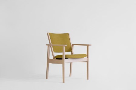LIM Living Chair リムリビングチェア（イタヤカエデ）布座：オリーブ
