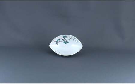 有田焼 お香立〈萩文〉【赤絵白磁硯処 雪月花】手描き 伝統工芸 お香立て 赤絵 インテリア 25000円 A25-586