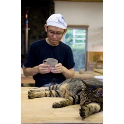 ふるさと納税 玉野市 粉引(こびき)ほっこり湯呑M　ペア |  | 02