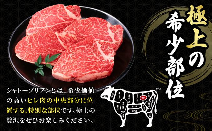 希少部位！博多和牛 シャトーブリアン ステーキ 1.2kg（200g×6枚）【肉のくまもと屋】|ヒレステーキ ステーキ 赤身 ヒレ ヒレ肉 フィレ ヘレ 牛肉 黒毛和牛 国産 肉 和牛 希少部位 黒毛