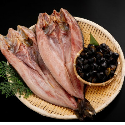 【ふるさと納税】開きほっけ一夜干し・網走湖産しじみセット【配送不可地域：離島】【1682676】