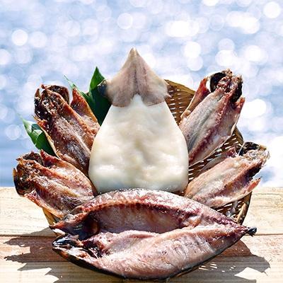 ふるさと納税 唐津市 唐津産【無添加・無着色】岩本商店　旬の人気干物食べ比べセット