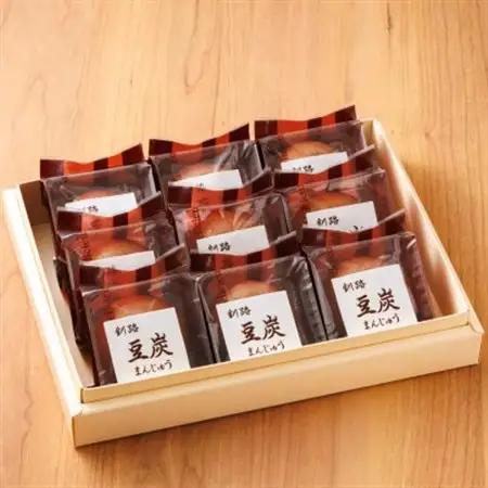 お菓子詰め合わせ セット(人気 豆炭まんじゅう 9コ)＜北海道のおすすめスイーツセット＞_詰め合わせ セット 人気 北海道 クランツ国誉店 スイーツ スィーツ 焼菓子 個包装 小分け お土産 お持たせ