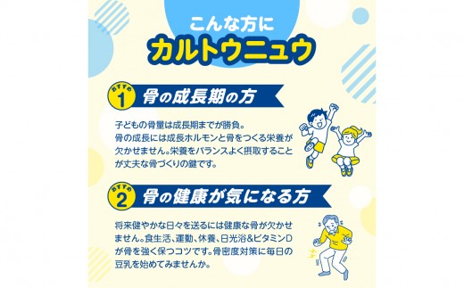 カルトウニュウ 200ml 2ケース（48本入り） 豆乳 調製豆乳 植物性ミルク コレステロールゼロ 代替飲料 ロングライフ製法 常温保存 備蓄 ストック カルシウム たんぱく質 ビタミンB12 ビタ