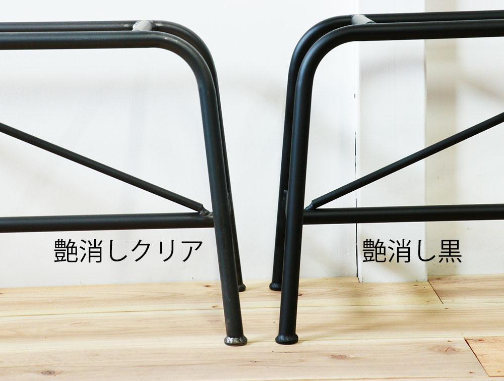 【W900】アイアンベンチ(木部：クリア フレーム：艶消しブラック)オーク 無垢材 家具  Z091_イメージ4