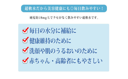 水《定期便8か月》500ml × 24本 ミネラルウォーター 軟水