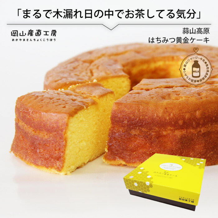 【ふるさと納税】 蒜山高原 はちみつ黄金ケーキ / 蒜山 真庭 蒜山ジャージー スイーツ ギフト お菓子 はちみつ ハチミツ ジャージー牛乳 蜂蜜 特産品 パウンドケーキ ギフト お土産 【配送不可地域：北海道・沖縄県・離島】【nitta01】