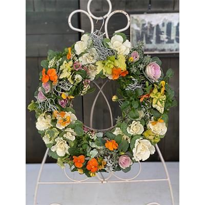 ふるさと納税 藤枝市 葉牡丹ハンギングリース寄せ植え |  | 03