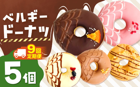9回 定期便 ベルギーリッチドーナツ5個セット 計 45個 | 洋菓子 ドーナツ SIUNAUS SWEETS 