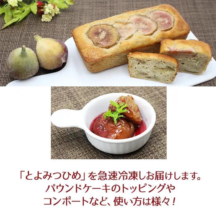 【福岡県産】冷凍とよみつひめ（イチジク) 2kg（1kg×2） 2J8-S1