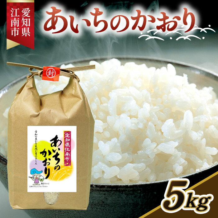 【ふるさと納税】【令和7年産】 お米 あいちのかおり 5kg ／ お米 愛知県産 精米 白米 ごはん コメ 米 安心 安全 大粒 愛知県 No.021