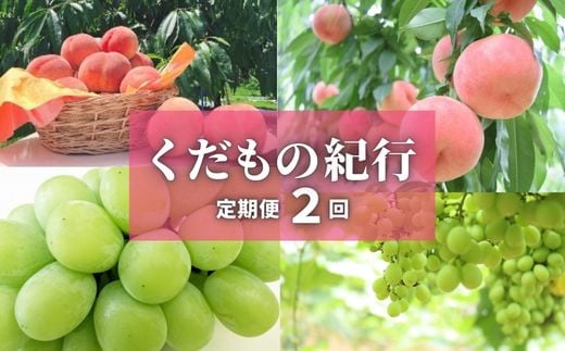 
No.2452株式会社円和 青果部【全2回】くだもの紀行定期便【2025年発送　先行予約】
