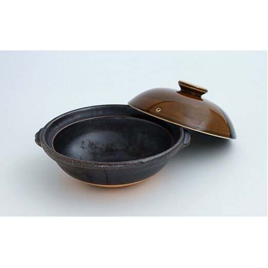 有田焼 掛分け8号土鍋セット 2人用 直火用 金照堂 A100-87_イメージ4