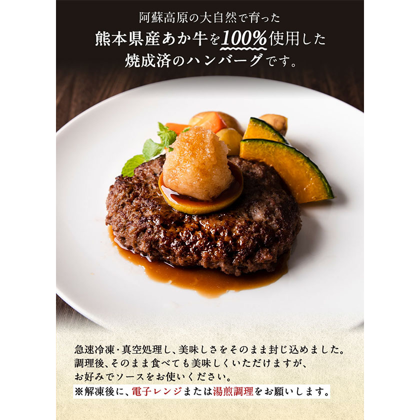 あか牛 ハンバーグ4個入り 150g×4個 《60日以内に出荷予定(土日祝除く)》あか牛の館 ハンバーグ 赤牛 牛---sms_fakyakhm_60d_22_13500_4p---