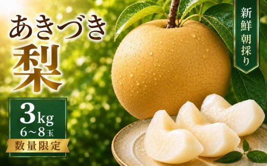 
                  【あきづき約3kg】かまがや育ちの完熟梨（観光組合）
                