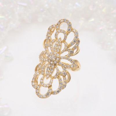 ふるさと納税 山梨県 K18 2.1ct ダイヤモンド リング #18 HR-009327 |  | 01