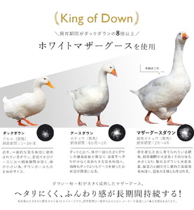 【カバー付】オリジナル羽毛布団　ホワイトマザーグース93％　DP420　シングル（60超長綿／無地ナチュラル）_カバー付 オリジナル羽毛布団 ホワイトマザーグース 93％ DP420 無地ナチュラル 