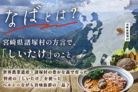 NABAカレー バターチキンカレー＆ハンバーグアンチョビソース掛け セット 2種各2食 計4食 常温｜レトルトカレー カレーライス なば しいたけ 椎茸 ハンバーグ アンチョビ レトルト 簡単調理 常