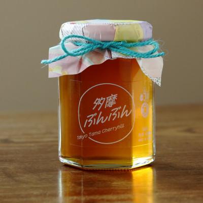 ふるさと納税 多摩市 東京産純粋はちみつ　西洋ミツバチ百花蜜190g×2本セット