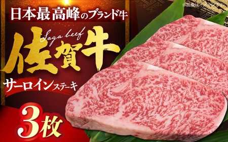 佐賀牛サーロインステーキ 計600g（200g×3枚）[HDH007]