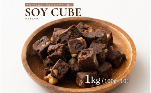 ソイキューブ チョコくるみ 1kg(100g×10袋)