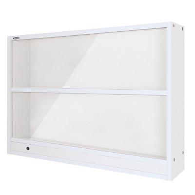 ふるさと納税 磐田市 LED付きコレクションケース ハイタイプ (ホワイト)　JCR-8317HW