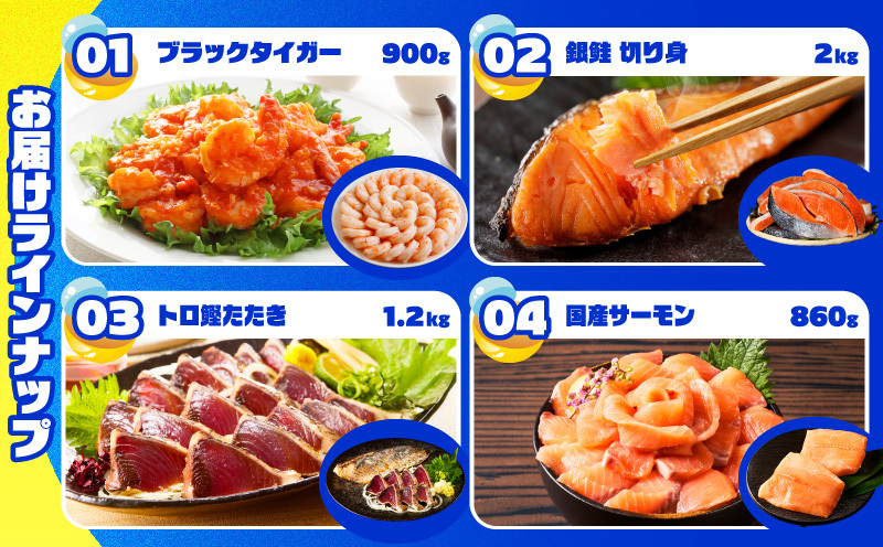 【期間限定】泉佐野 海鮮ガチャ（寄附10,000円コース）【海鮮 えび 鮭 サーモン しらす 刺身 普段使い お楽しみ 翌月以降】 gacha015_イメージ4