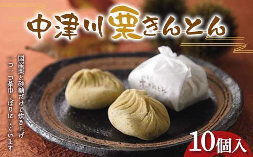 
                  〈御菓子司 恵那福堂〉中津川栗きんとん10個入 F4N-2436
                
