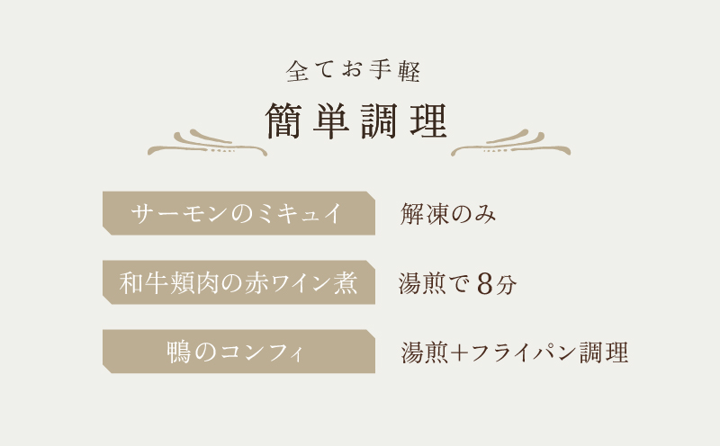 【DEGUSTATION】本格フランス料理の詰め合わせセット（前菜+メイン2種）【レトルト パウチ 冷凍 自宅用 フレンチ 人気 詰め合わせ 詰め合わせセット おかず ギフト 贅沢 プレゼント 贈り物