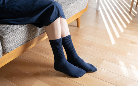 岩盤浴 厚地 靴下 サイズ22〜27cm 男女兼用 グレー