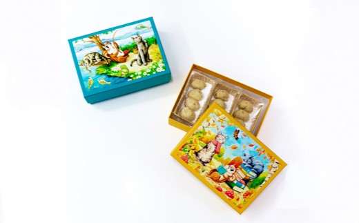 [西光亭]くるみのクッキー2箱（各1個／お渡し用のお手提げ袋2袋付）【 焼き菓子 お菓子 洋菓子 くるみ クッキー ギフト プレゼント ご褒美 贈り物 お祝い 贈答 贈答品 菓子折り 手土産 お土産 お見舞い 】
