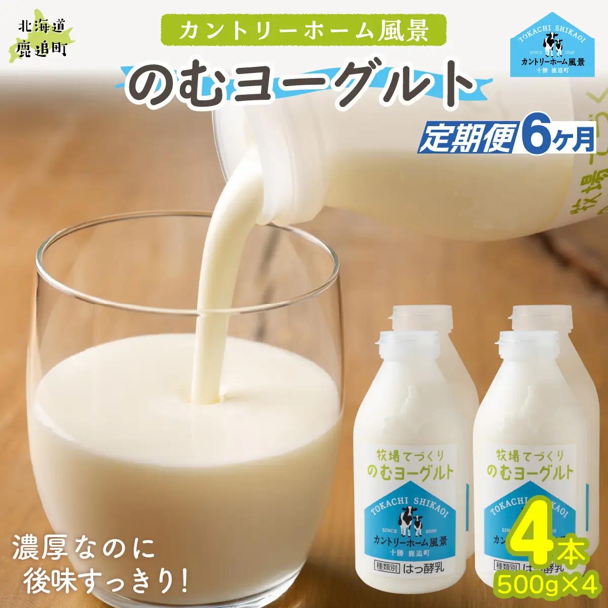【定期6ヶ月】のむヨーグルト 500g ×4 SKB045