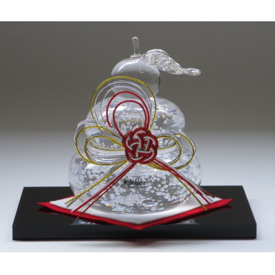 
            マルティグラスガラスオーナメント(置物)　きらりもち＜SEG-001y＞(福岡県)【1340697】
          