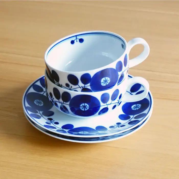 【白山陶器】【BLOOM】ブルーム ティーカップ・ソーサー 2客セット 食器 皿 【波佐見焼】 [TA81] 波佐見焼