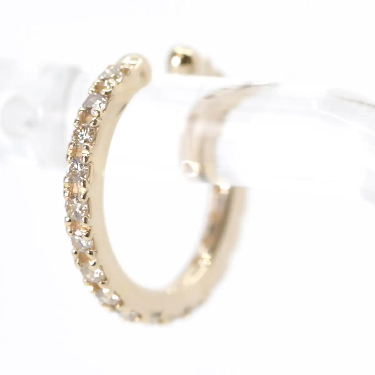 0.2ct 10金 イヤーカフ イエローゴールド 管理番号RTJ-019 246-001-YG
