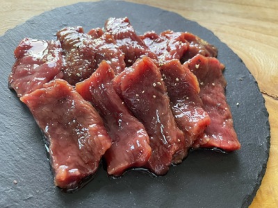 焼肉用鹿肉スライス200g×2  鹿肉 鹿  おつまみ おかず 焼き肉 焼き肉赤身 BBQ柔らかい 食べやすい 美味しい 肉 臭くないジビエ ジビエ初心者 冷凍 ふるさと納税 ふるさと納税ジビエ 美味