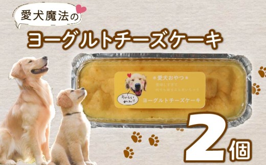 愛犬用 ヨーグルト チーズケーキ 2個 ペット ケーキ おやつ 愛犬 わんちゃん 犬用 ワンちゃん 犬 スイーツ 無添加 静岡 藤枝