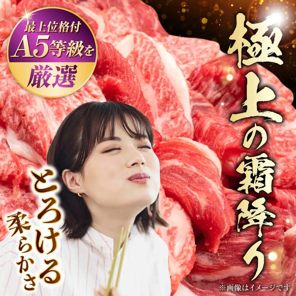 【全12回定期便】【訳あり】熊本県産 A5等級 和王 赤身肉 小間切れ 約400g×2P 計約9.6kg 牛肉小間切れ [AYCH085]