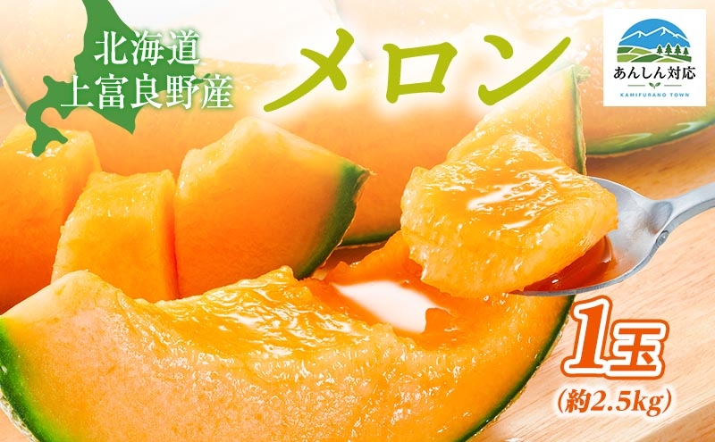 
JAふらの厳選！約2.5kg×1玉 赤肉メロン
