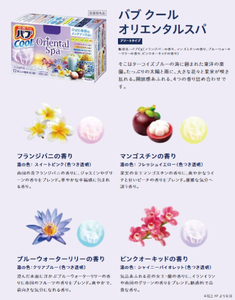SA3004　花王バブ クール オリエンタルスパ　12錠入×6箱
