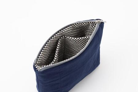 【kiten.kyoto】HANTEN.  Pouch 弁柄（BENGARA）