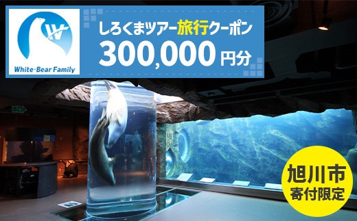 【旭川市】しろくまツアーで利用可能なWEB旅行クーポン (300,000円分) ※メール発行  【 旅 旅行 トラベル 予約 国内旅行 ホワイト・ベアーファミリー 宿泊 観光 体験 旅行券 宿泊券 旅行予約 ホテル 旅館 チケット 子供 子連れ カップル 家族 人気 おすすめ 旅行クーポン オンライン ネット予約 有効期間2年 】_05437