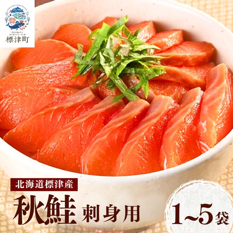 【ふるさと納税】 【令和8年新物】 【スピード発送】天然 秋鮭 刺身用 選べる 1袋(100g)~5袋(500g) 北海道産 国産 人気 小分け 便利 おすすめ 鮭 冷凍 魚介類 魚貝類 本場 ごほうび 海鮮丼 カルパッチョ ユッケ お祝い 家族 北海道 標津町【配送不可地域：離島】