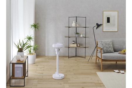 サーキュレーター扇風機 デザインモデル 上下左右首振り リモコン付き STF-DCD18T-W ホワイト