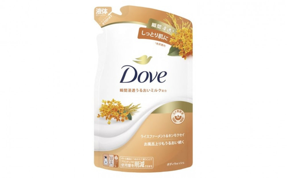 ダヴ ボディウォッシュ ライスファーメント＆キンモクセイ つめかえ用 330g×6 ※着日指定不可 ※離島への配送不可
