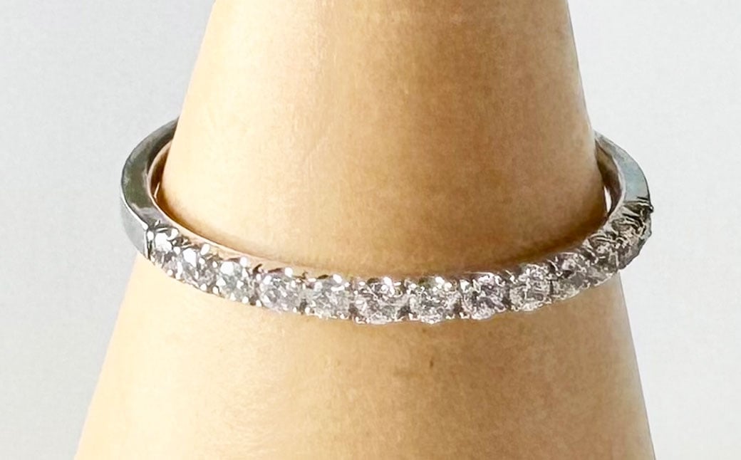 プラチナダイヤモンドリング ハーフエタニティーリング 0.20カラット 【AW-1163/00139】