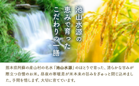 令和7年産 池山名水米 コシヒカリ 白米 精米 3kg フォーシーズン産山村