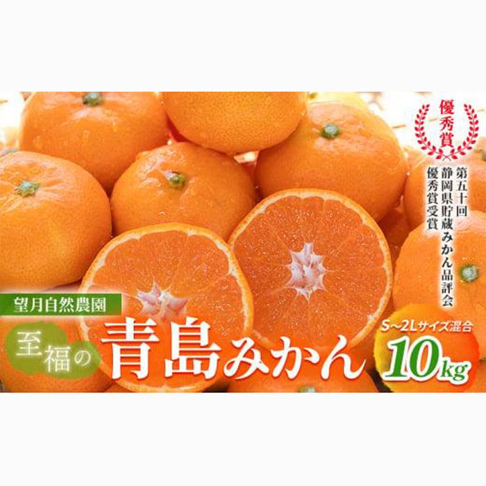 【2026年12月下旬より順次発送】至福の青島みかん 約10kg 望月自然農園 静岡県貯蔵ミカン品評会優秀賞 フルーツ 柑橘 オレンジ みかん◆